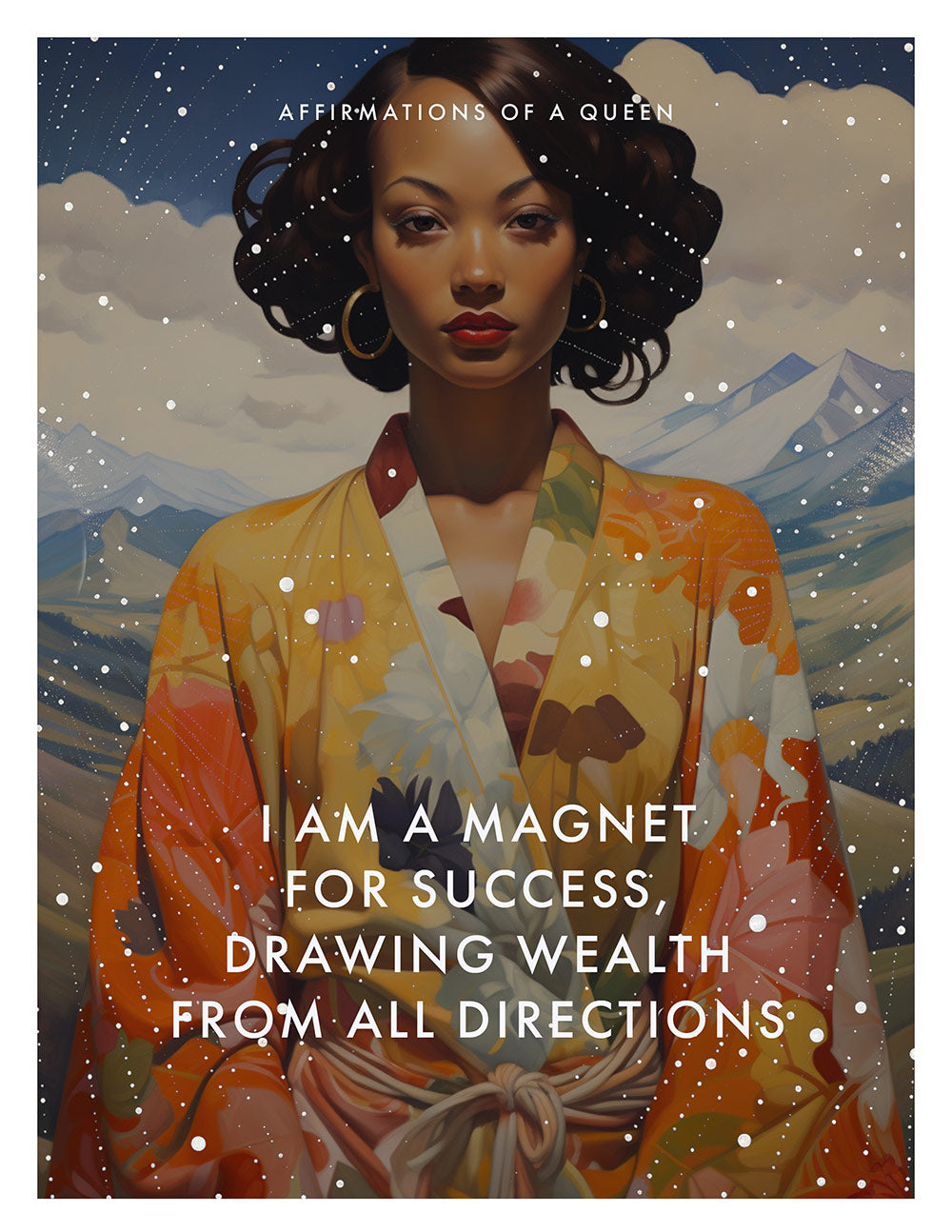 Affirmations of A Queen - Magnet