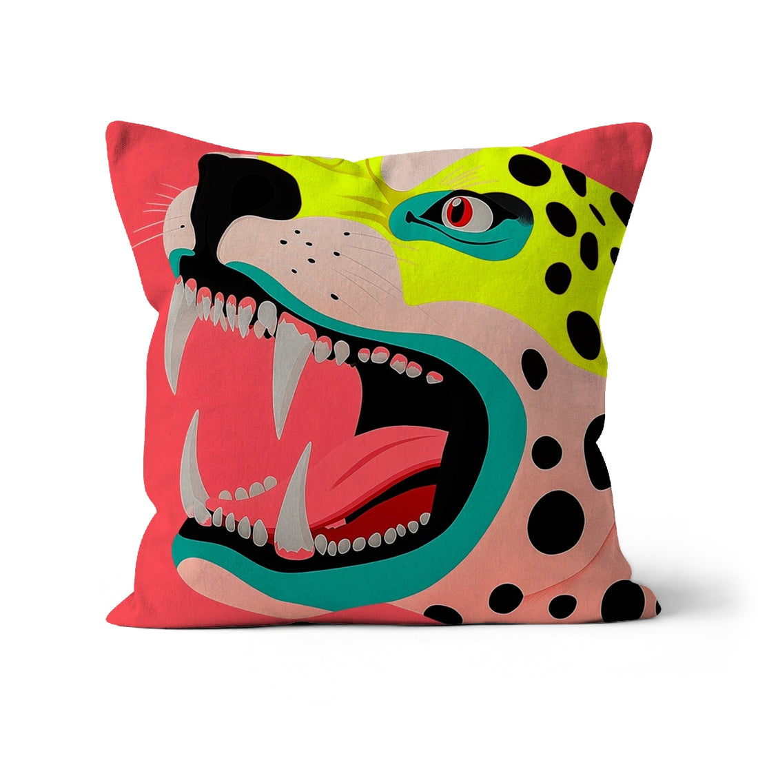 Boldly Sabre Tooth Cat Cushion