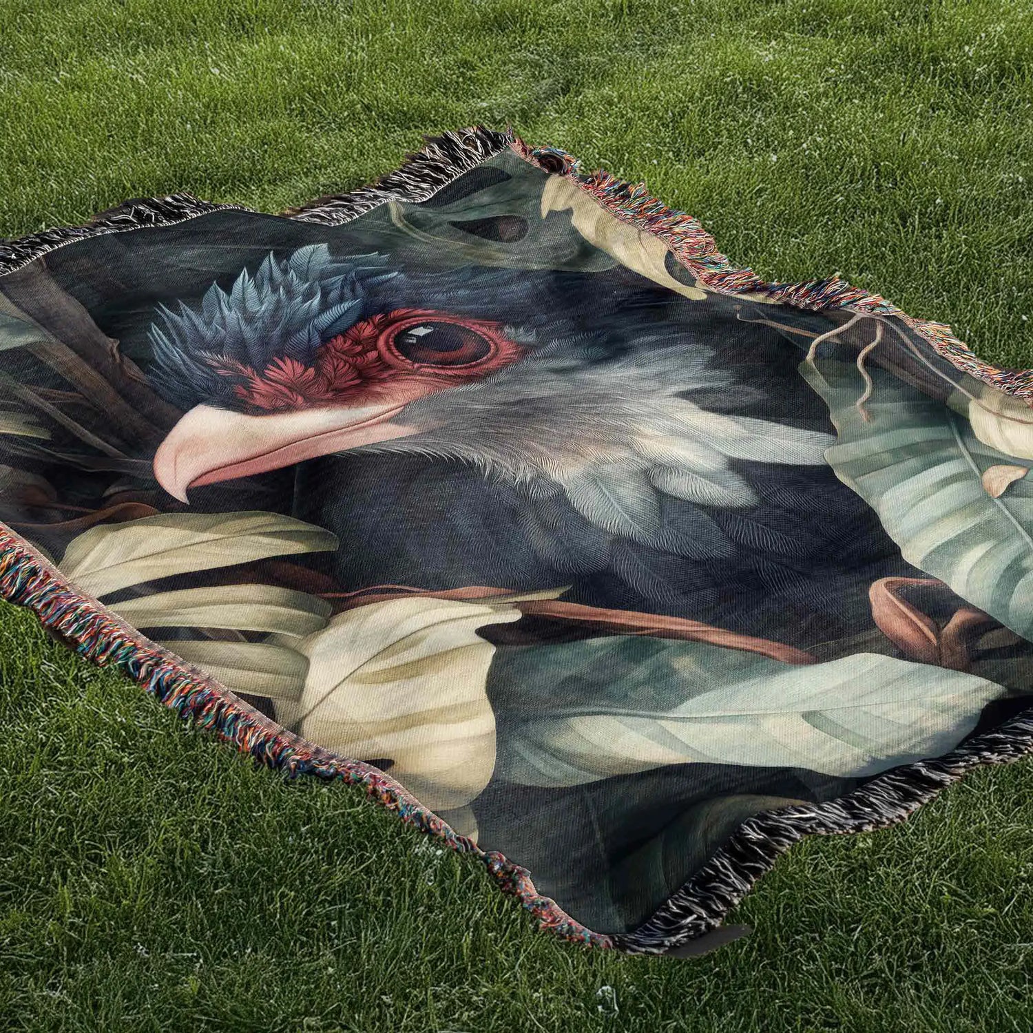 Birds Eye Cotton Woven Blanket