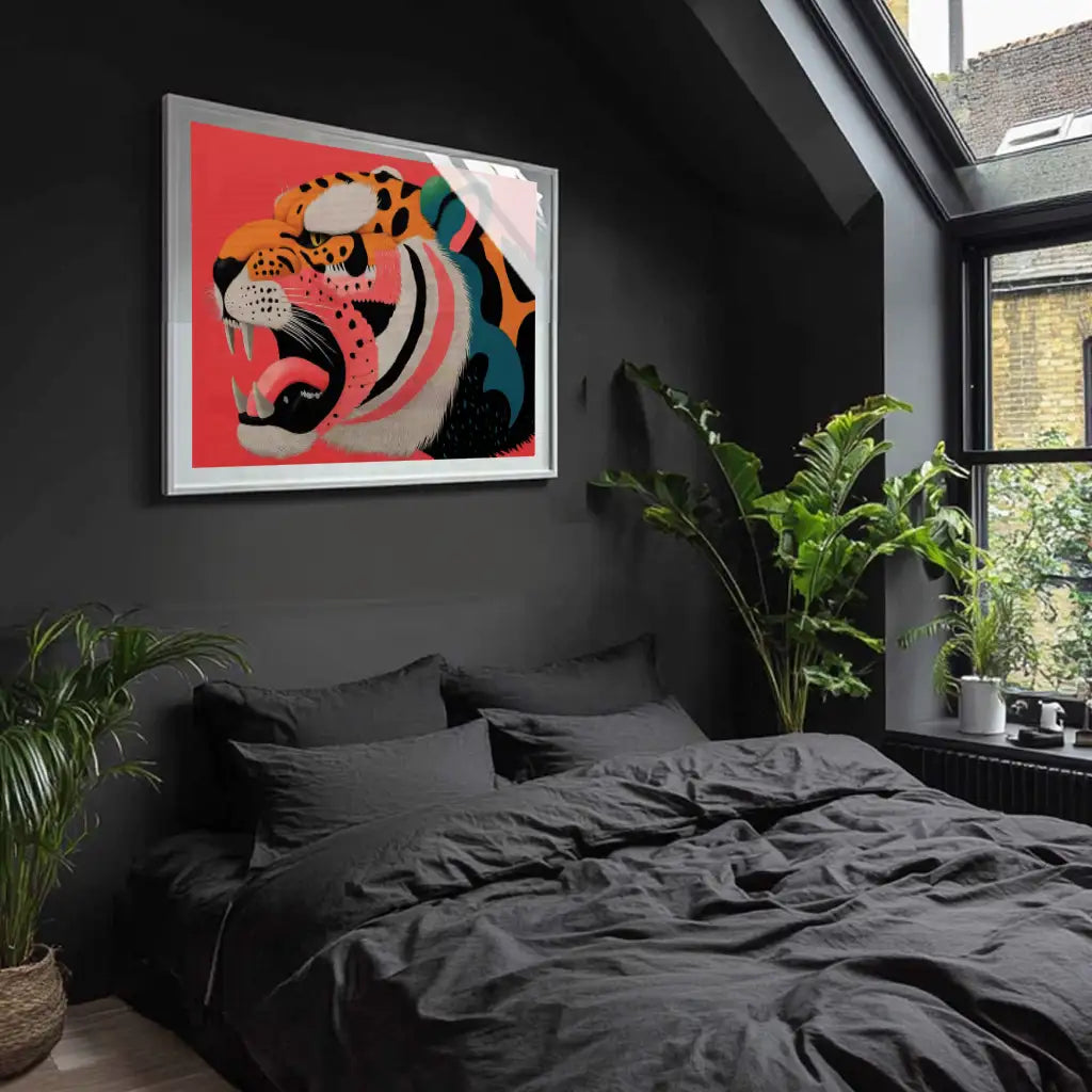 Boldly Roar Tiger Print