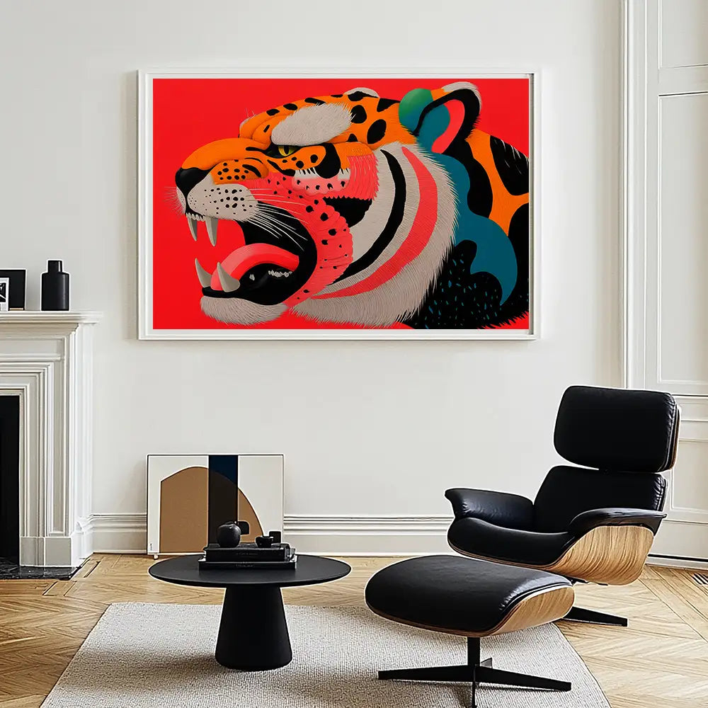 Boldly Roar Tiger Print