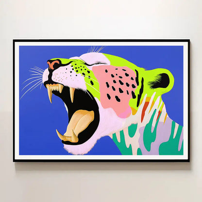 Boldly Claw Wild Cat Print