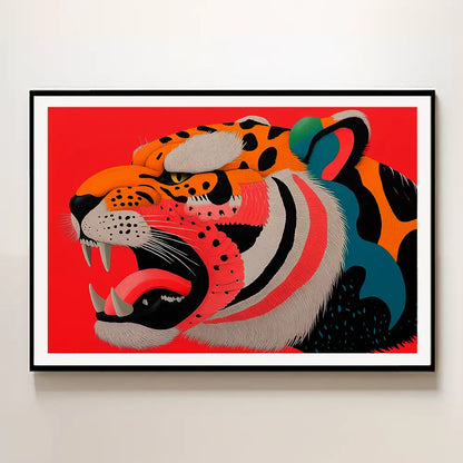 Boldly Roar Tiger Print