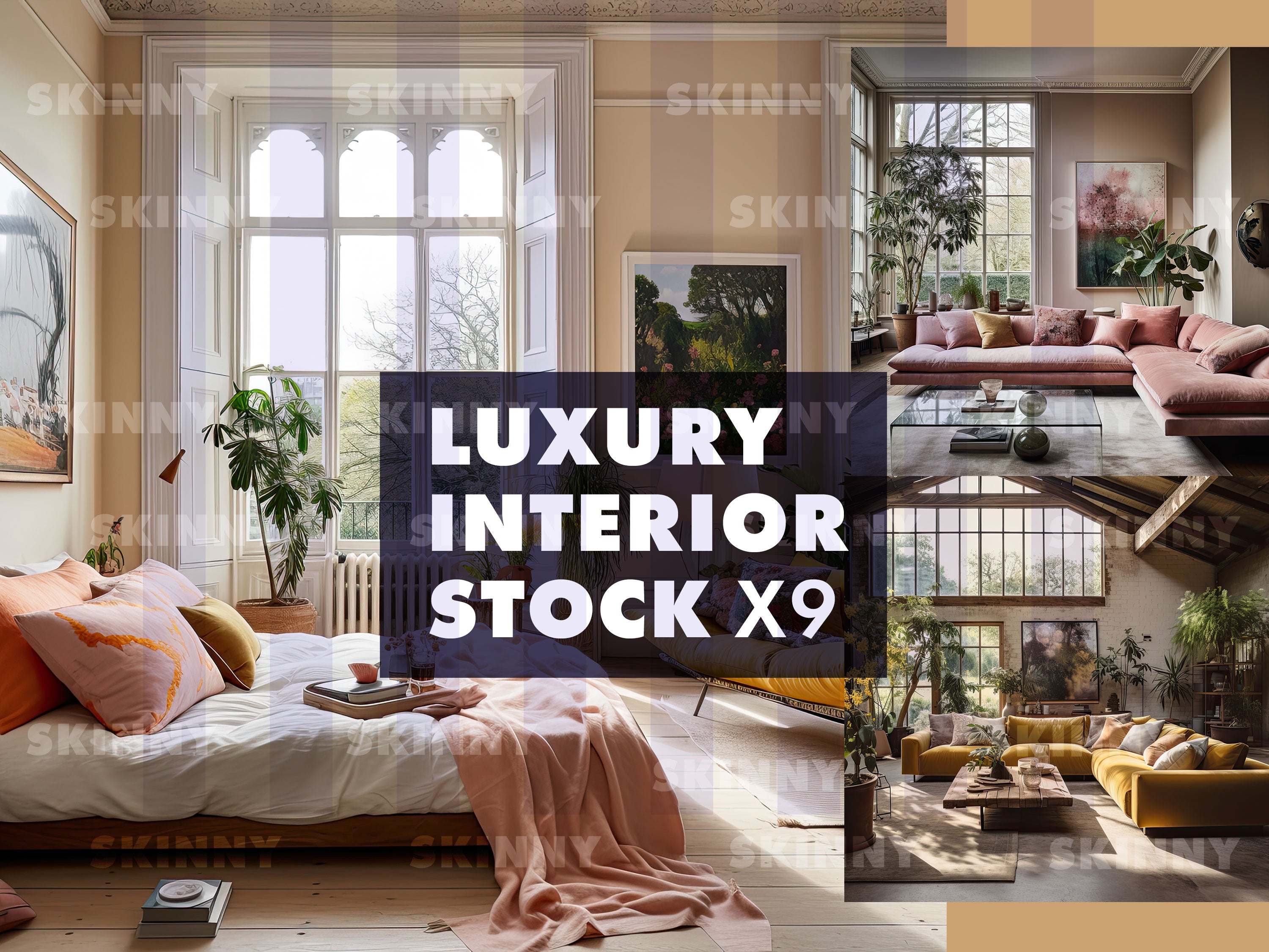 9 Luxury Interior Lifestyle Stock Images |  DIGITAL DOWNLOAD