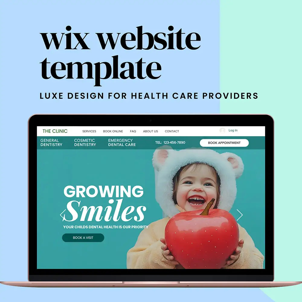 The Clinic  A Wix Website Template for Health Care Services