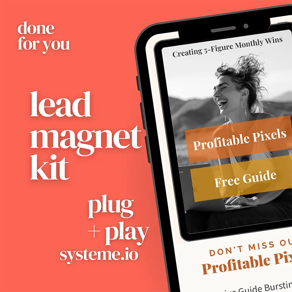 Systeme.io Lead Magnet Vorlage Landing Page