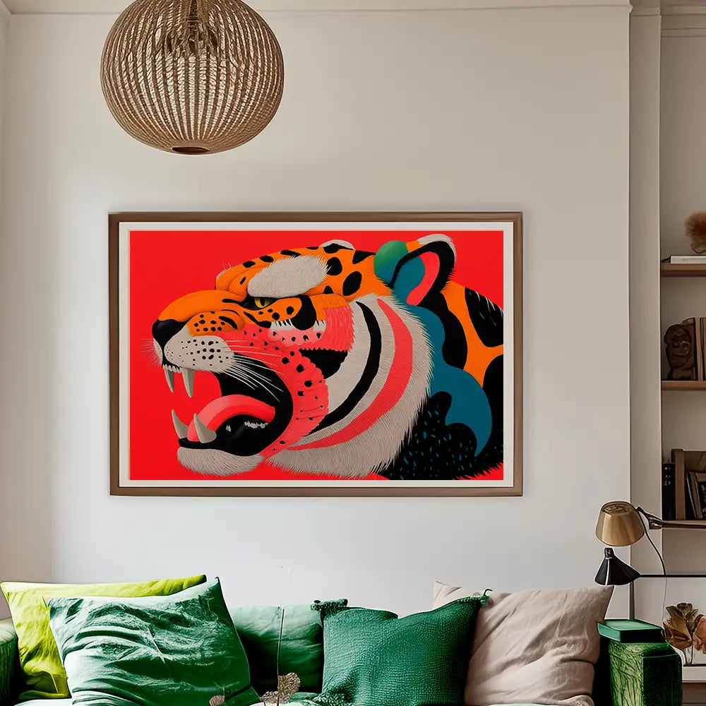 Boldly Roar Tiger Print