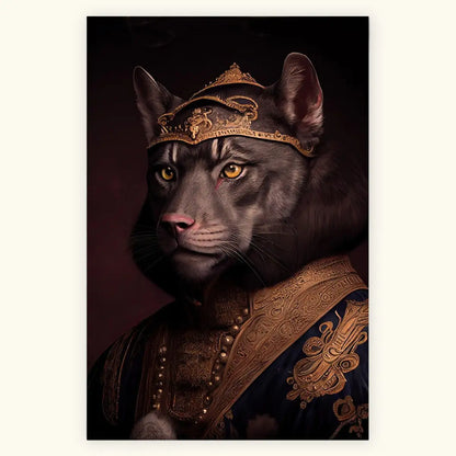 Panther-Porträt-Kunstdruck