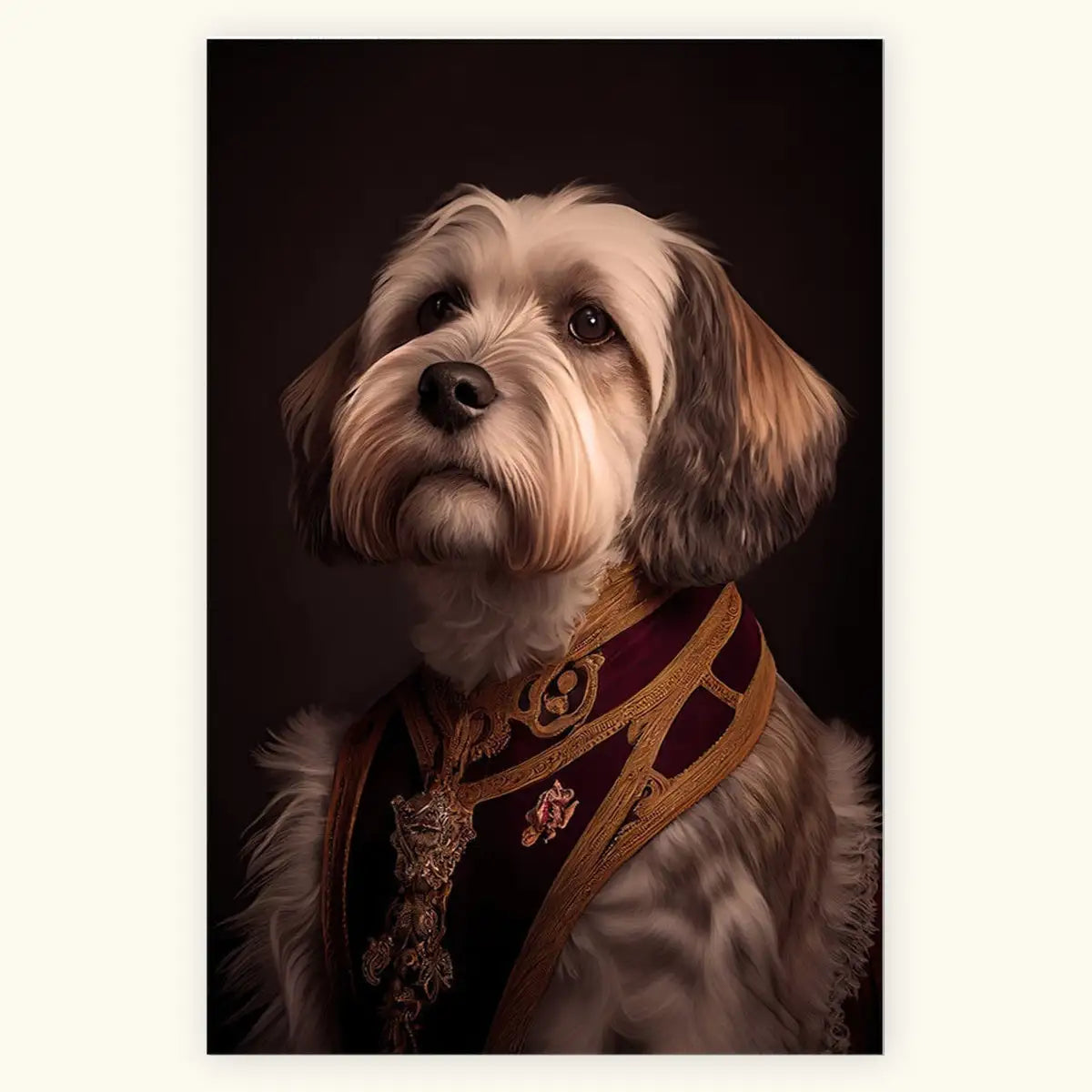 Retrato de perro Fine Art Print