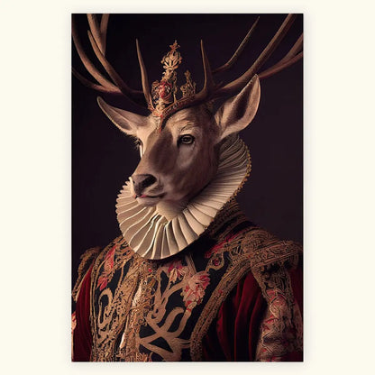 Stag Portrait Fine Art Print