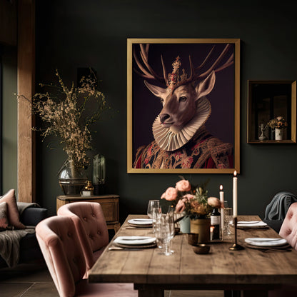 Stag Portrait Fine Art Print