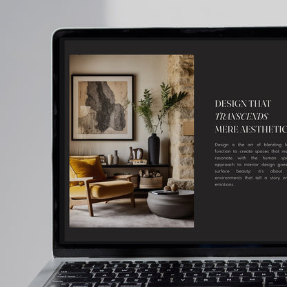 Ava . Wix Website Template for Creative Services