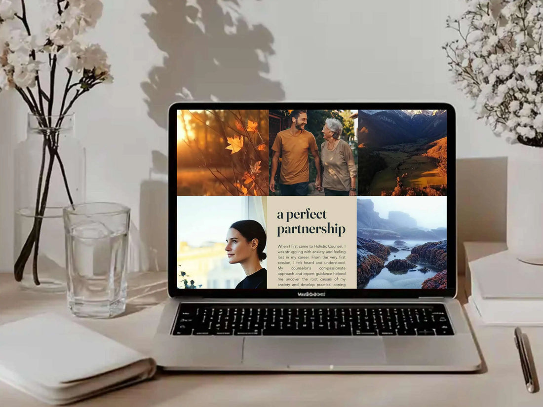 Holistic Counselling . Wix Template for Holistic Healing Practitioners