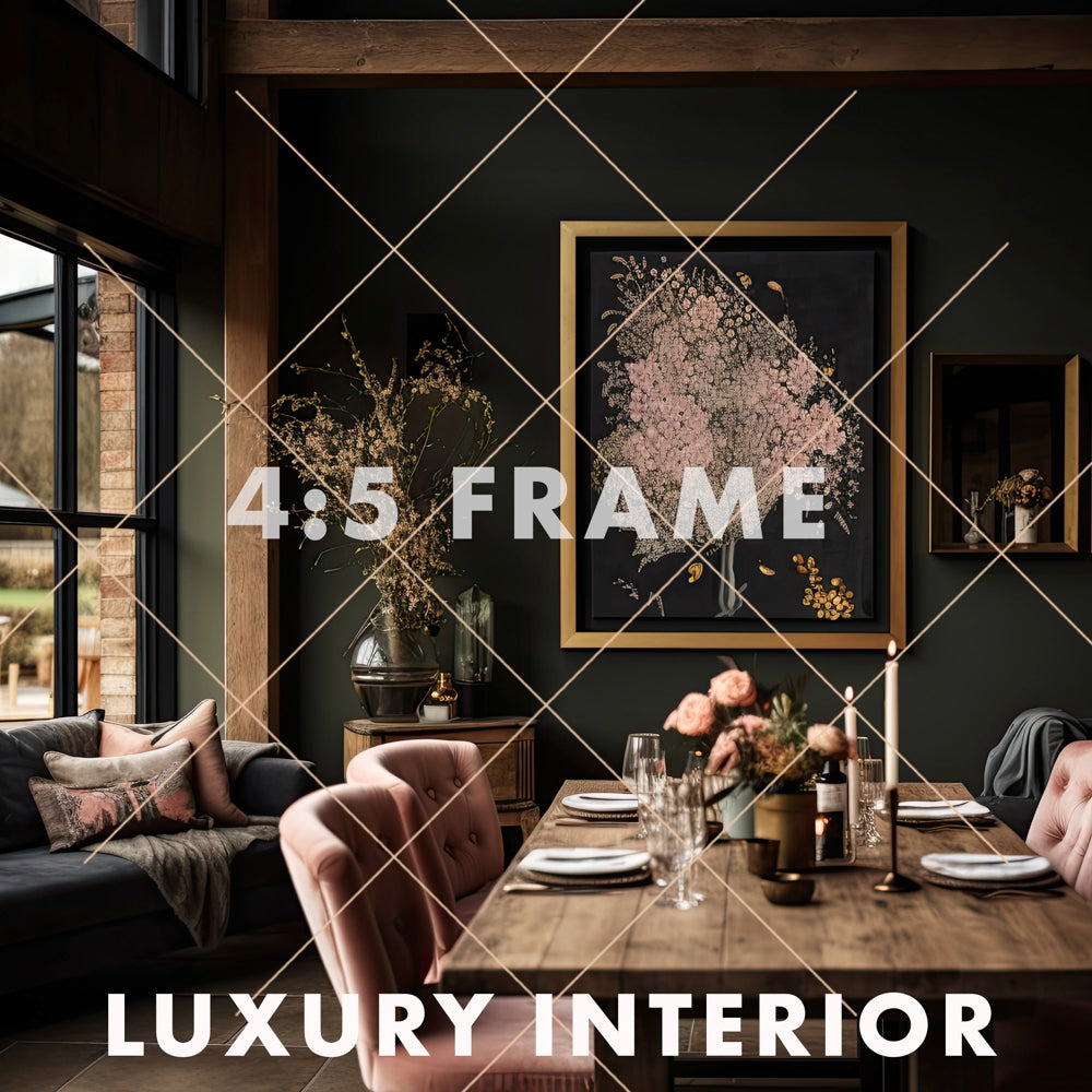 8 Rustic Luxury Frame Art Mock-ups |  DIGITAL DOWNLOAD