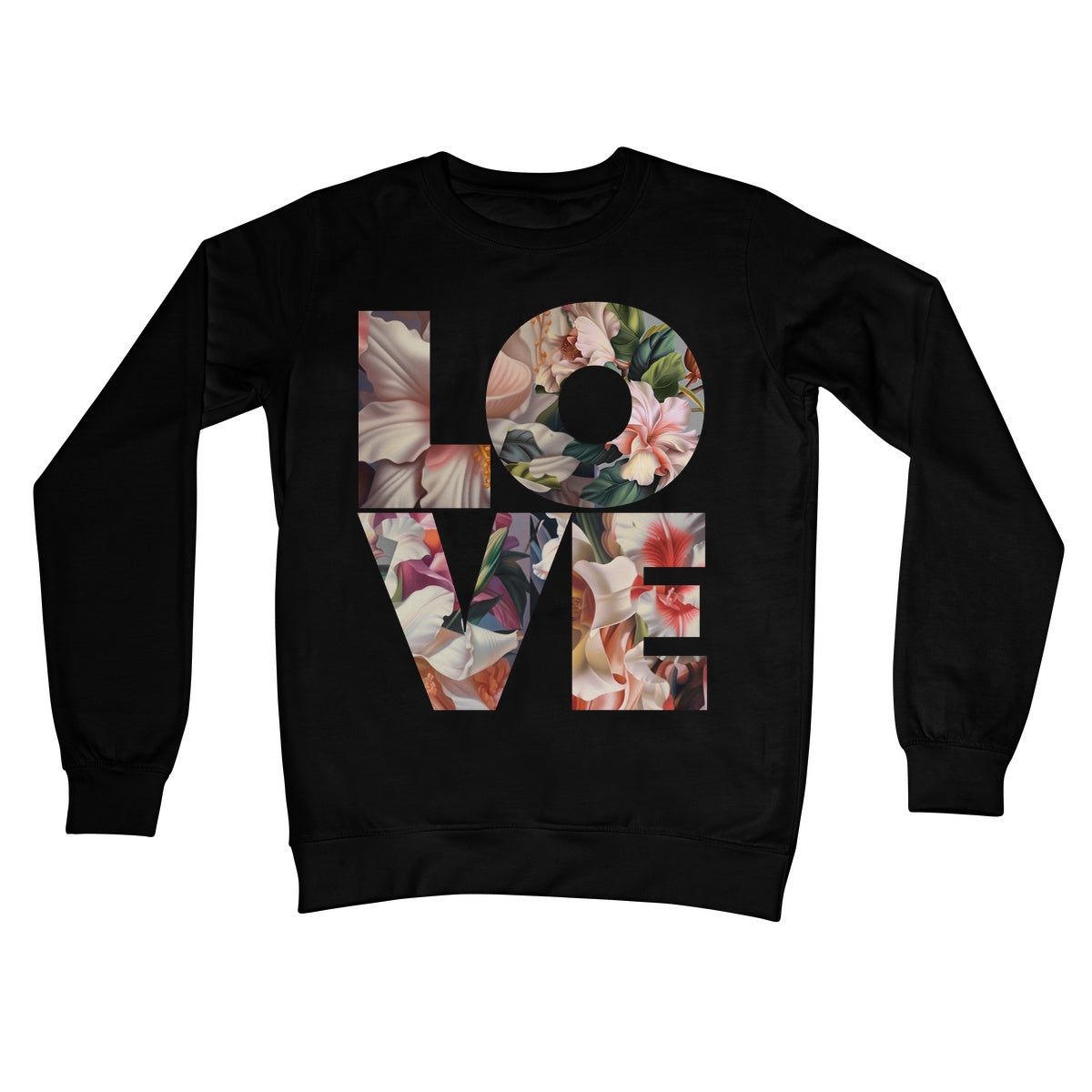 All Love-Sweatshirt mit Rundhalsausschnitt