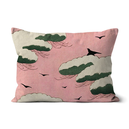 Pink Sky Illustration by Seitei Cushion