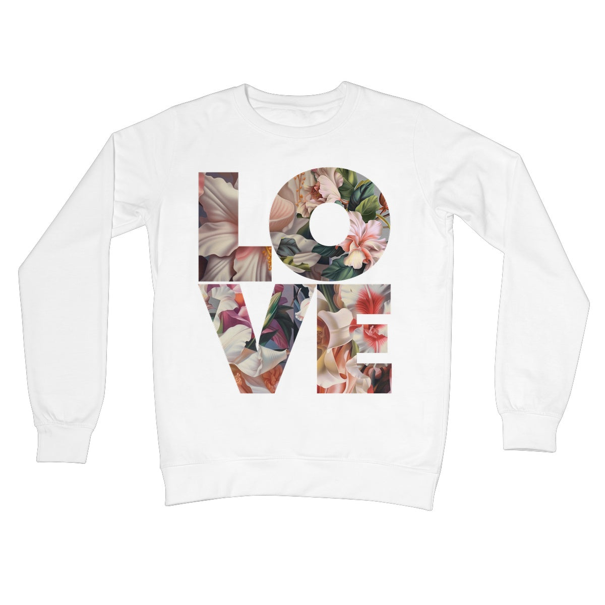 All Love-Sweatshirt mit Rundhalsausschnitt
