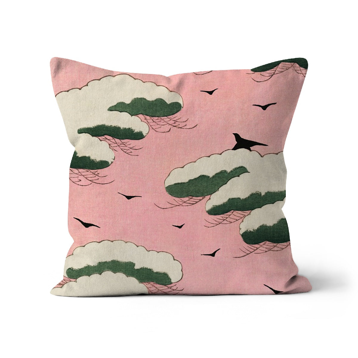 Ilustración de cielo rosa de Seitei Cushion
