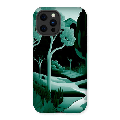 Duo Tone Trail Green Tough Phone Case iPhone 12 Pro Max
